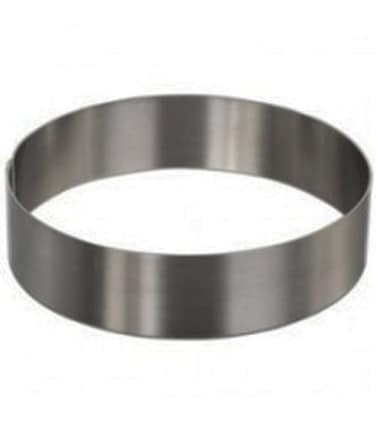 Round Cake Mold/Pastry Ring, S/S, Heavy Gauge. (4.5" D x 2" H)