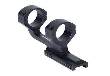Monstrum Slim Profile Series Offset Cantilever Picatinny Scope Mount   1 inch Diameter   Black