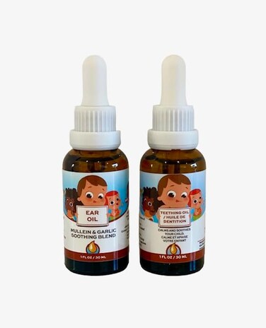 Punkin Butt Teething Oil and Ear Oil for Sore Gum and Ear Canal Relief   All Natural, Organic, Safe for Infants, Chemical-Free