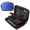 Hard Shell Diabetic Supplies Organizer Insulin Travel Carrying Case Bag for Lancets, Blood Sugar Test Strips, Lancing Device, Pen Needles, Glucose Meter, Medication, Pills, Alcohol Wipes Swabs (Blue)