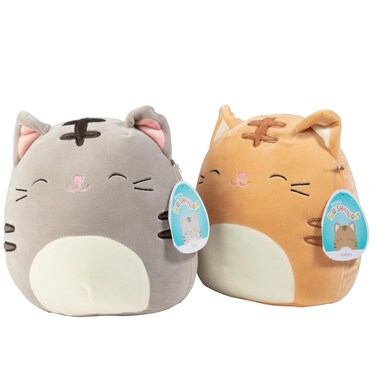 Squishmallows Mystery 8-Inch Cat Plush - Receive 1 Plush - Official Jazwares - Nathan or Tally - Collectible Soft &amp; Squishy Kitty Stuffed Animal Toy - Gift for Kids, Girls &amp; Boys