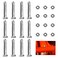 1/4" Shear Bolt and Nut 53200500 12 Pack Compatible with Ariens ST520 ST524 ST624 ST724, 53200500 Shear Bolt and Nut Kit Fits 532005 05907100 AM123342 Two-Stage Snowthrower &amp; More (1/4" x 1-9/16")