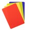 Dexas Heavy Duty Cutting Board Grippmat, Flexible Cutting Boards for Kitchen, Set of 4, Non Slip Plastic Board Cutting Mat Small Size 5.5 x 8, Blue, Green, Yellow, Red Set, Kitchen Gadgets