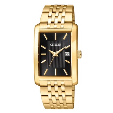 Citizen Quartz Mens Watch, Stainless Steel, Classic, Gold-Tone (Model: BH1673-50E)