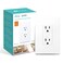 Kasa Smart Plug KP200, In-Wall Smart Home Wi-Fi Outlet Works with Alexa, Google Home &amp; IFTTT, No Hub Required, Remote Control, ETL Certified , White, 1 Pack