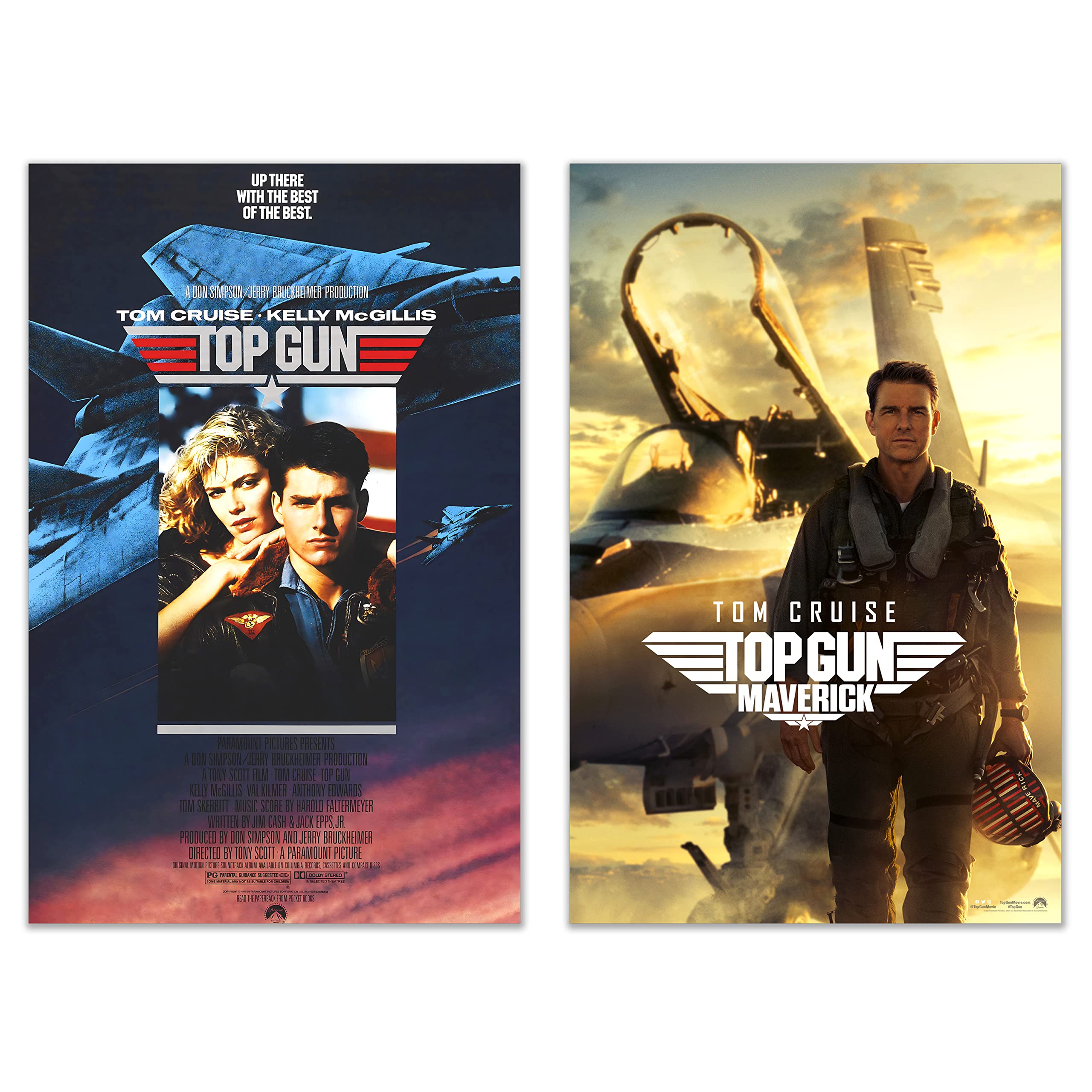 Bigwigprints Bigwigprints Top Gun Maverick Top Gun 1986 Movie Poster Prints 8x10inch