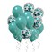 Metallic Teal Balloons Confetti Turquoise Balloons for Baby Shower Birthday Wedding Engagement Party Decorations