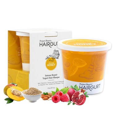 Hairgurt Intense Repair Yogurt Deep Conditioner Treatment Hair Masque - Best Hair Mask for Thicker, Fuller Hair, Organic Oils for Bleached Hair, Protein Hair Mask With Prebiotics, Anti Frizz Hair Mask