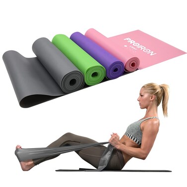 PROIRON Resistance Bands, Latex-Free Elastic Exercise Bands, Professional Long Stretch Bands with Different Strengths for Yoga, Pilates, Stretching, Physical Therapy, Workout