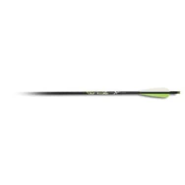 Carbon Express PileDriver 20-Inch Fletched Carbon Crossbolt with 4-Inch Vanes &amp; Lighted Moon Nocks, 3-Pack , Black