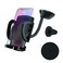 Scosche IHW10-SP1 4-in-1 Car Phone Holder Windshield, Dashboard, Vent, Cup Mount with Suction Cup   Dash, Vent or Windshield Mount   Stick Grip Suction Cup Base   Non-Magnetic   Black