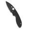 Spyderco Efficient Value Knife with 2.98&quot; Drop-Point Black Blade and Durable Black G-10 Handle - Combination Edge - C216GPSBBK