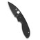 Spyderco Efficient Value Knife with 2.98" Drop-Point Black Blade and Durable Black G-10 Handle - Combination Edge - C216GPSBBK