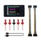 MINIWARE Pocket Logic Analyzer LA104, Portable Mini Size Handheld, Built-in Rechargeable Battery, 4 Channels, Max Sampling Rate 100Msa/s, SPI/I2C/UART Protocol, Entry Level Logic Analyzer for Beginner