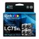 E-Z Ink Compatible Ink Cartridge Replacement for Brother LC-75 XL LC75 XL LC-71 XL LC71XL High Yield Compatible with MFC-J6510DW MFC-J6710DW MFC-J6910DW MFC-J280W MFC-J425W(Black,4 Pack)