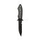 XS Scuba Neuro Knife - 304 Stainless Steel - Black Chromium