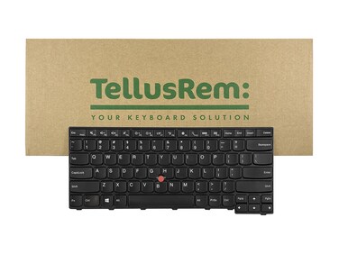 TellusRem Replacement US Non-Backlit Keyboard for Lenovo Thinkpad T460s T470s