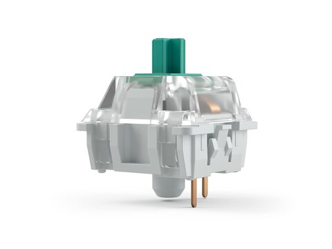 Glorious Gateron Green Mechanical Keyboard Switches (120 Pack) - Clicky &amp; Tactile for Precise Typing - 80g Actuation Force
