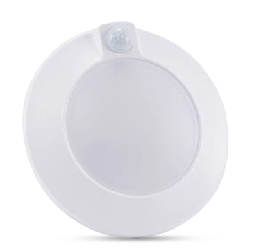 CLOUDY BAY Motion Sensor Ceiling Light Indoor,120V CRI90 10W 5000K Bright Day Light,6.5 inch LED Flush Mount Ceiling Lighting Fixture for Garage,Walk-in Closet,Attic,Pantry Wet Location White Finish
