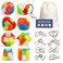 16 Pack Brain Teasers Puzzles for Kids &amp; Adults, Brain Teasers Metal IQ Toys Puzzle Mind Game 3D Coil Cast Wire Unlock Interlock Magic Ball Puzzles for Teenagers