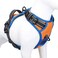 PHOEPET 2019 No Pull Dog Harness Medium Reflective Front Clip Vest with Handle,Adjustable 2 Metal Rings 3 Buckles,[Easy to Put on &amp; Take Off](M, Orange)