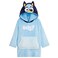 Bluey Blanket Hoodie for Kids &amp; Toddlers Fleece Wearable Blanket Cozy Hooded Blanket Sweatshirt with Warm Sherpa Lined Hood Loungewear Kids Gifts (Blue/Navy, 2-4 Years)