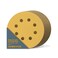 POWERTEC 5 Inch 8 Hole Sanding Discs - 220 Grit Sandpaper (50-Pack), 5" Hook and Loop Sanding Pads for Automotive, Drywall, Woodworking with Orbital Sander, DA Sander, Air Sander (44022G-50)
