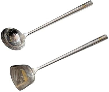 Sunrise Kitchen Supply All Stainless Steel Wok Ladle #3