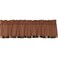 VHC Brands Patriotic Patch Kitchen Window Curtain, Valance Block Border, Red, 16x72