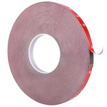 CloudBuyer Double Sided Foam Tape Heavy Duty, Waterproof Adhesive for LED Strips, Home &amp; Office Decor (0.47In x 108 Ft, Black)