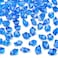 DomeStar Navy Blue Fake Crushed Ice Rocks, 150 PCS Fake Diamonds Plastic Ice Cubes Acrylic Clear Ice Rock Diamond Crystals Fake Ice Cubes Gems for Home Decoration Wedding Display Vase Fillers