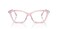Swarovski SK2011 Prescription Eyewear Frames, Transparent Pink/Demo Lens, 53 mm