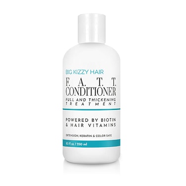 Big Kizzy F.A.T.T. Thickening &amp; Volumizing Biotin Conditioner for Extensions, Hair Color &amp; Keratin Treatments - Paraben &amp; Sulfate Free - 8.5oz