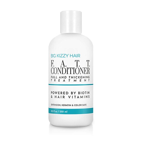 Big Kizzy F.A.T.T. Thickening &amp; Volumizing Biotin Conditioner for Extensions, Hair Color &amp; Keratin Treatments - Paraben &amp; Sulfate Free - 8.5oz