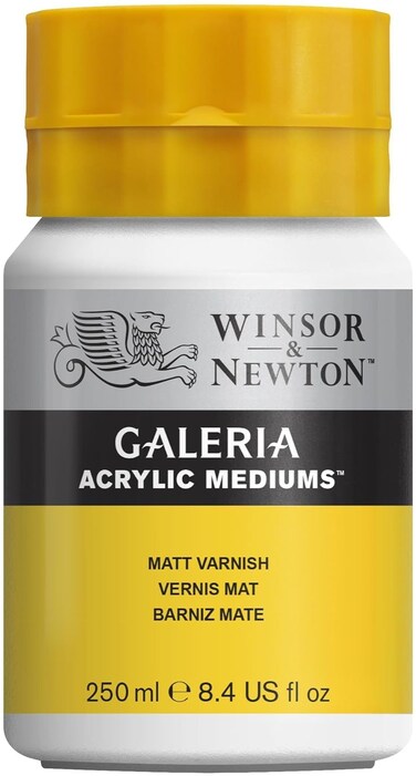 Winsor &amp; Newton Galeria Acrylic Matte Varnish, 8.4-oz (250ml) Jar