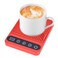 Coffee Warmer for Desk - Electric Mug Warmer, Coffee Mug Warmer with Timer, Mug Warmer, LED Display Smart Coffee Cup Warmer, Mug Heater for Coffee Tea Red