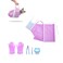 KlerRoem Cat Bathing Bag, Adjustable Anti-bite and Anti-Scratch Cat Shower Mesh Grooming Bag for Pet Dogs and Cats, Includes Pet Nail Clipper, Nail File, Grooming Glove, and Cat Shell Comb