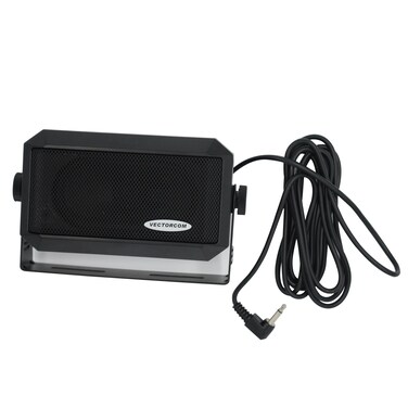 VECTORCOM Rectangular 3.5mm Plug 5W External Speaker/CB Speaker for Ham Radio, CB and Scanners TRD550