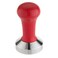 Motta 8140/R Professional Flat Base Coffee Tamper, 53mm, Red Handle