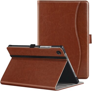 ZtotopCases for Samsung Galaxy Tab A8 10.5 Case 2022, Premium PU Leather Cover with Auto Wake/Sleep, Front Pocket &amp; Multiple Viewing Angles for Samsung Tab A8 10.5 Inch Tablet SM-X200/X205/X207-Brown