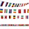 International Flags,164 Feet 8.2'' x 5.5'' World Flags, 200 Countries Olympic Flags Pennant Banner for Bar, Party Decorations, Sports Clubs, Grand Opening, Festival Events Celebration