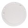 BECKSON MARINE PRY Deck Plate 8" WHT NONSKID, White