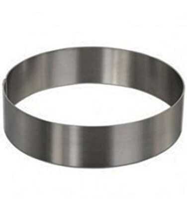 SUNRISE Heavy Gauge Stainless Steel Round Cake Mold/Pastry Ring Kitchen Supply (8" x 2")