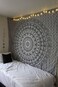 RAJRANG Indian Mandala Tapestry Wall Hanging Black and White Elephant Hippy Tapestries Twin Hippie Beach Throw College Dorm Decor Bohemian Boho Bedsheet - 84x54 Inches