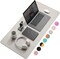 YSAGi Multifunctional Office Desk Pad, Ultra Thin Waterproof PU Leather Mouse Pad, Dual Use Desk Writing Mat for Office/Home (31.5&quot; x 15.7&quot;, Grey)