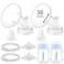 Maymom Pump Parts Compatible with Spectra S2 Spectra S1, 30 mm Flange Valve Tube Bottle Backflow Protector, Not Original Spectra S2 Replacement Pump Parts Spectra Duckbill Valve Bottle