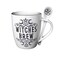 Alchemy Gothic Witches Brew Ceramic Tea or Coffee Mug &amp; Spoon Set