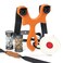 SimpleShot BeanFlip Slingshot with Target and Clay Ammo, for Beginner and Professional Hunting Target Shooting (Orange)