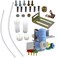 Supplying Demand W10853654 2188778 Refrigerator Dual Coil Water Inlet Valve Replacement Kit with Bracket and Hardware