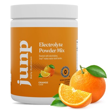 JUNP Electrolytes Powder No Sugar No Carbs, Sweet Tangy Citrus Orange Keto Electrolyte Drink Mix, Potassium &amp; Salt Hydration Powder Electrolytes Zero Calorie Sugar Free Electrolyte Powder, 90 Servings